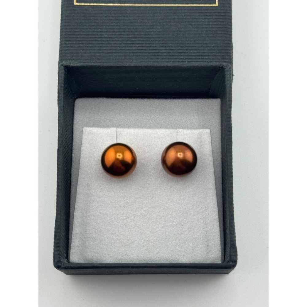 Honora Cultured Pearl Pierced Stainless Stud‎ Earrings in Box